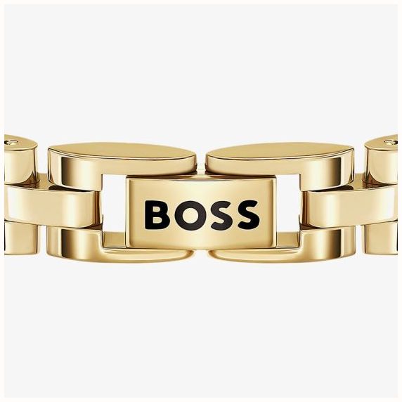 BOSS Jewellery Yellow Gold Tone Plated Stainless Steel Link Bracelet 1580889 - vista alternativa 2