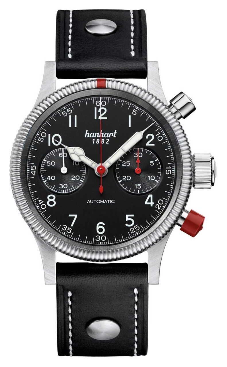 Hanhart Pioneer mk ii chronographe automatique (40mm) cadran montre
