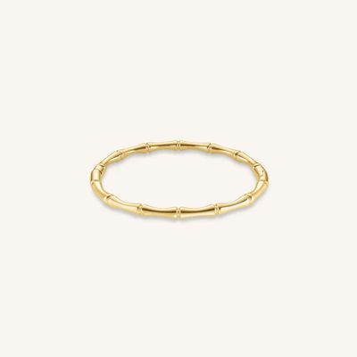 Rosefield Jewellery Statement bamboe goudgeplateerde armband JBSBG-J1197