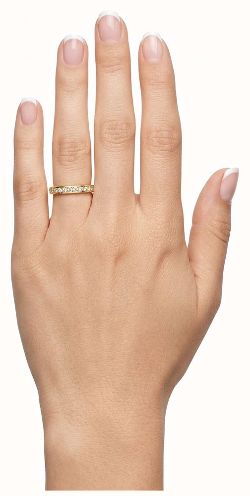 0.33ct Natural Diamond 9ct Yellow Gold Channel Set Ring HET100023 - vista alternativa 4