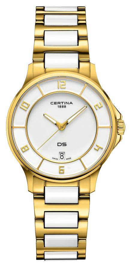 Certina Femme | quartz ds-6 | cadran blanc | bracelet cÃ© montre