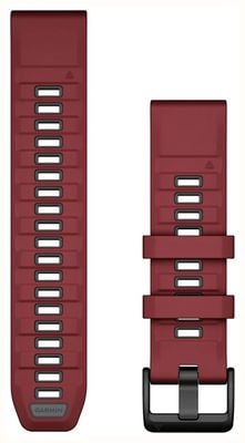 Garmin Alleen Quickfit® 22 horlogeband, marsala/grafiet siliconen 010-13392-06