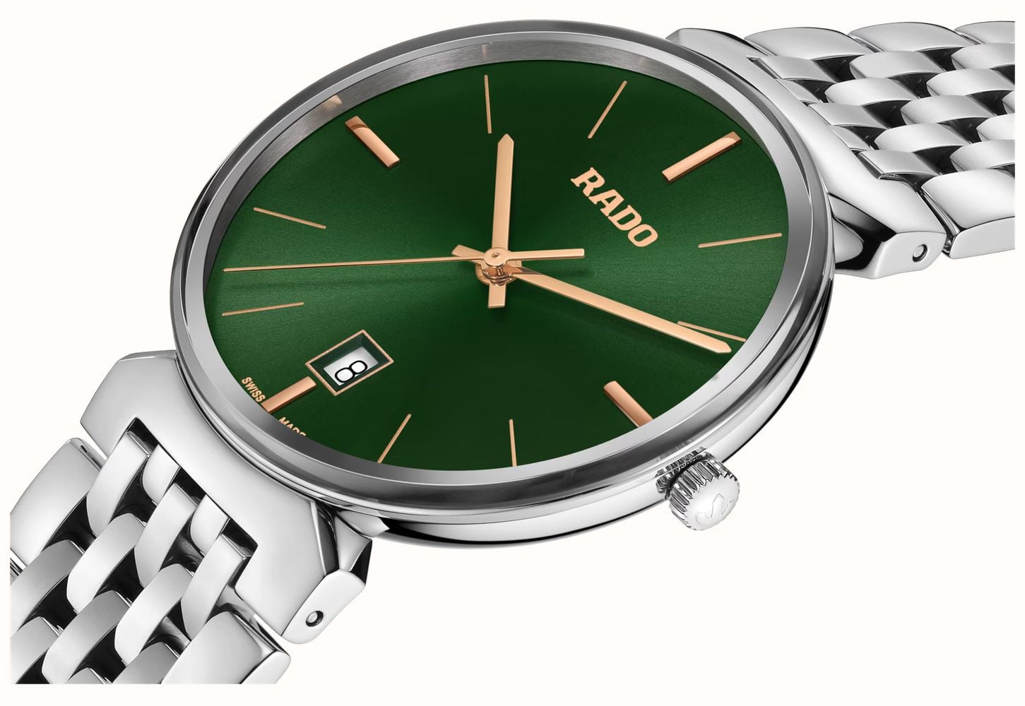 RADO Florence Quartz (38mm) Green Sunray Dial / Stainless Steel Bracelet R48912313 - 备用视图 2
