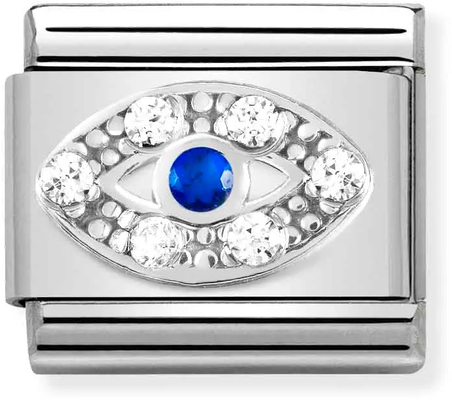 Nomination Classic Eye Sterling Silver & Steel Charm 330304/43
