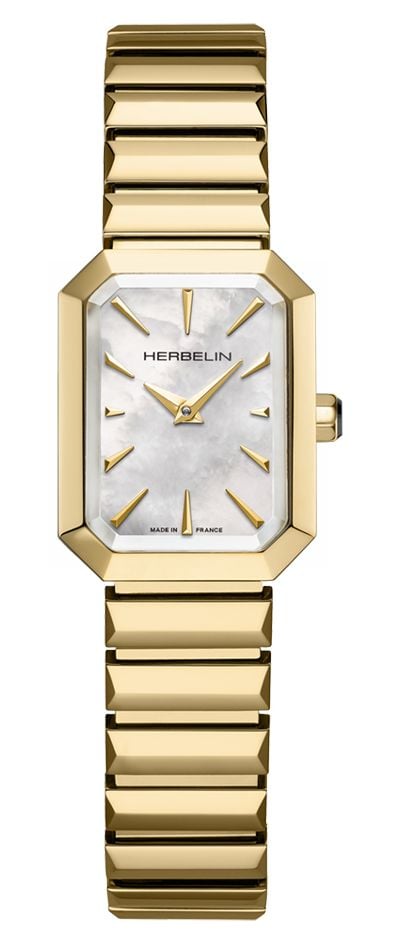 OctogÃ´ne Quartz (20.4mm) Mother-of-Pearl Dial / Watch - Herbelin - Modalova