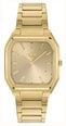 Adidas Originals City Tech Square Gold Tone Dial Gold Tone Stainless Steel Bracelet AOFH26517