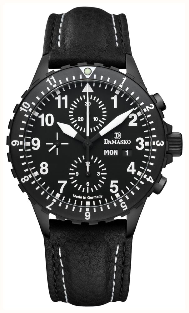 Damasko DC66-BLACK-BW-STITCH-STANDARD-ENGLISH - First Class
