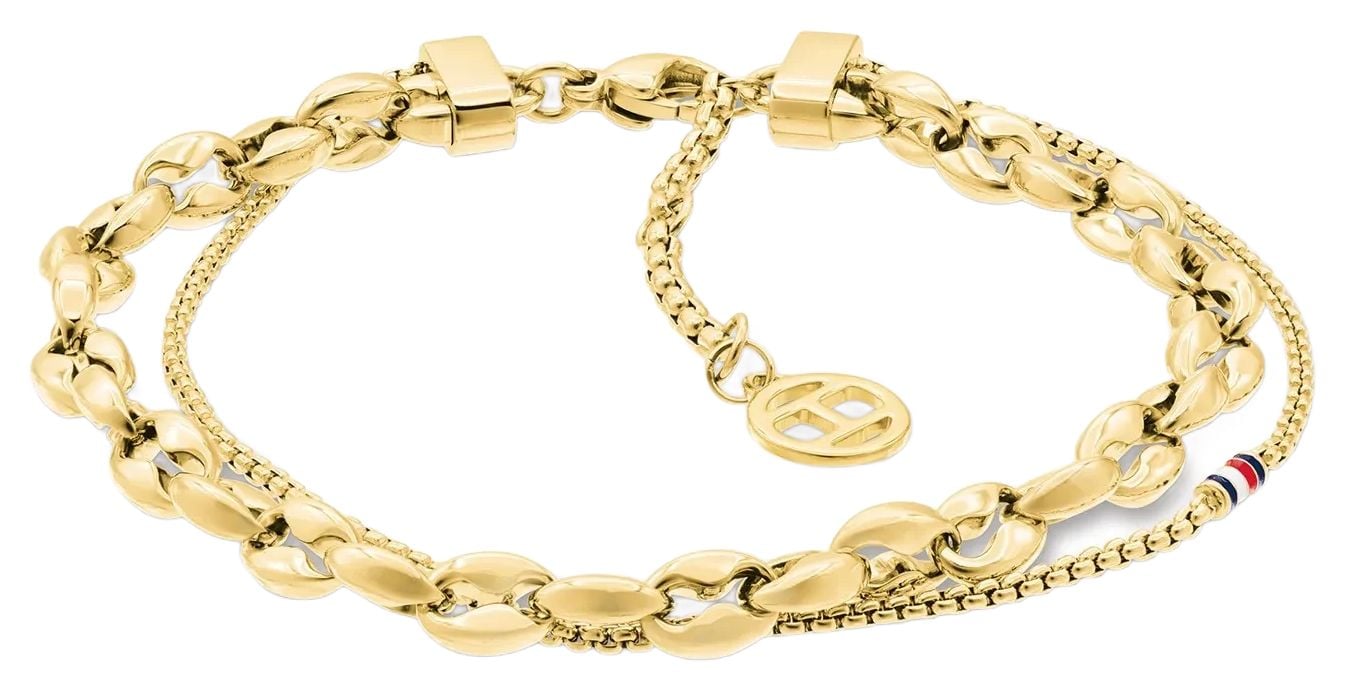 Tommy Hilfiger Gold Layered Bracelet