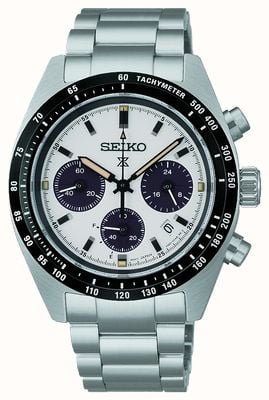 Seiko Prospex Speedtimer ‘Youngtimer’ Solar Chronograph (39mm) Monochrome Dial / Stainless Steel Bracelet SSC961P1