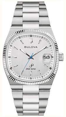 Bulova Super sevilla precisie (38 mm) zilveren wijzerplaat / roestvrijstalen armband 96B444