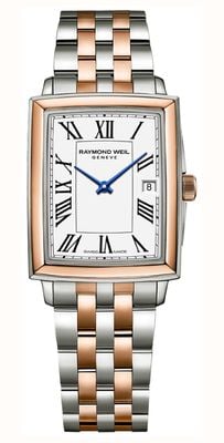 Raymond Weil Toccata Quartz (22.6mm) White Dial / Two-Tone Stainless Steel Bracelet 5925-SP5-00300