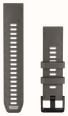 Garmin QuickFit Bands (22mm) Pebble Grey/Silver Grey Silicone with Black Hardware - Strap Only 010-14509-00