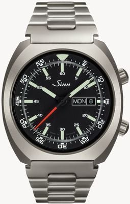 Sinn 240. Fliegeruhr zweigliedriges Edelstahlarmband 240.010 TWO LINK BRACELET