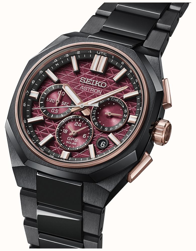 Seiko Astron GPS Solar 2026 “Crystal Formation” Limited Edition 5X63 in Garnet Ore HAB010J1 - alternate view 2