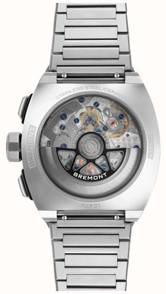 Bremont Supernova Chronograph Automatic (41mm) Black Galvanic Metal Dial / Stainless Steel Bracelet SN41-CHR-SS-BK-B - vista alternativa 2