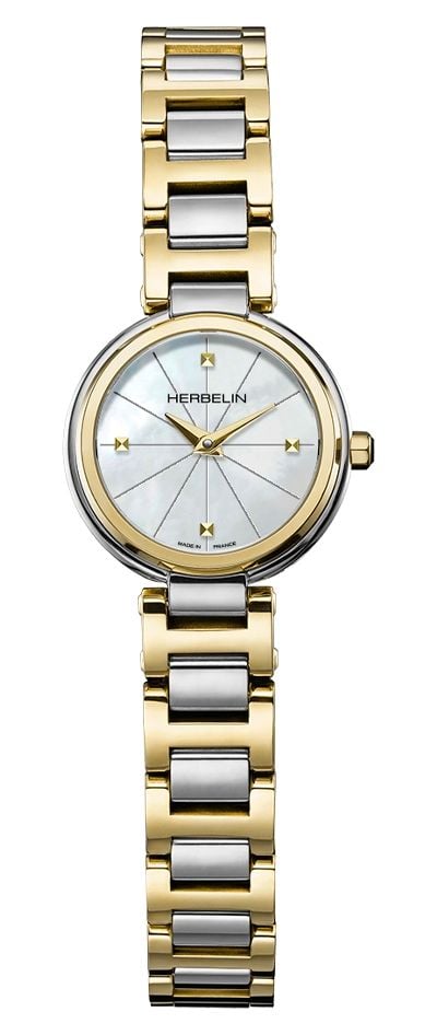 Herbelin Lady H Quartz (22mm) Mother-of-Pearl Dial / Two- Watch-image-215439