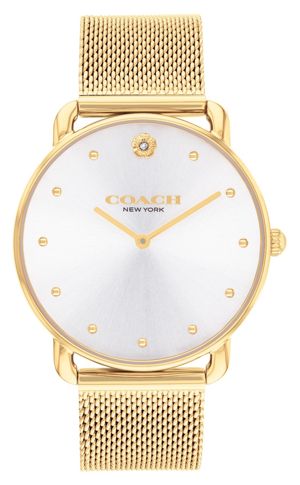 Coach Cadran argentÃ© Elliot (36 mm) pour femme / bracelet montre