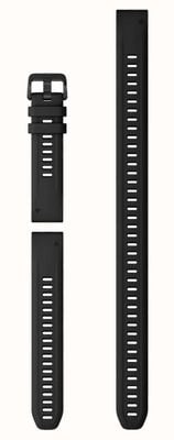 Garmin Cinturino a sgancio rapido (20 mm) silicone nero / hardware nero - solo cinturino 010-13028-00