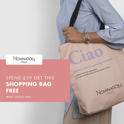 Nomination 'Ciao' Canvas Shopping Tote Bag NOMINATION-TOTE
