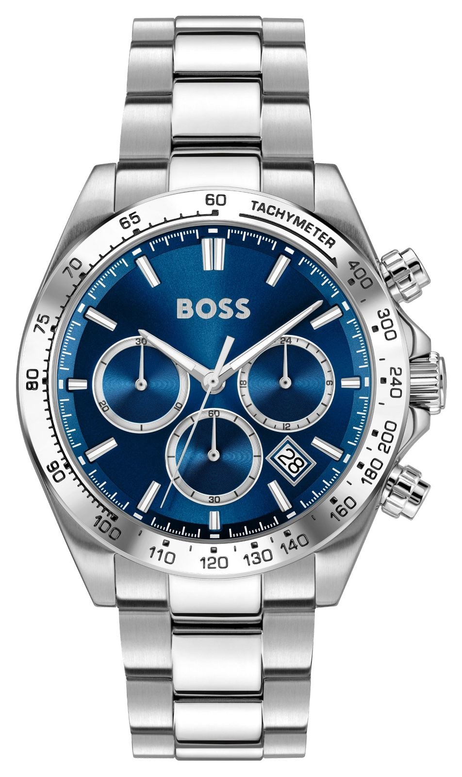 BOSS Chronographe Ã  quartz Hero 2.0 (44 mm), cadran bleu / montre