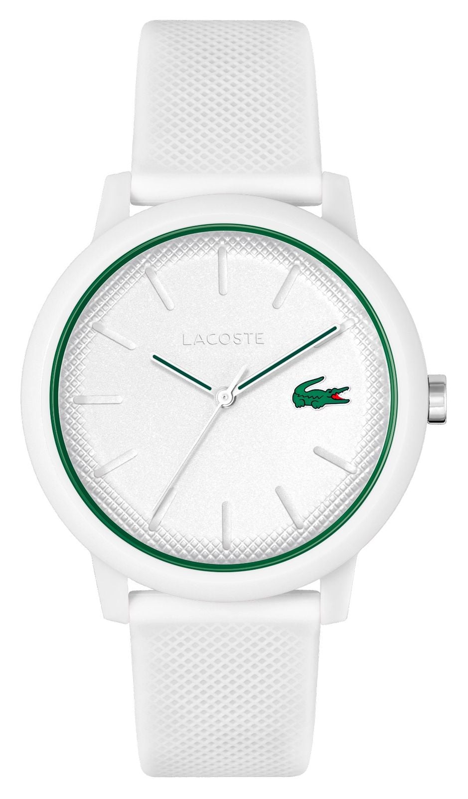 Lacoste 12.12 | cadran blanc | bracelet rÃ©sine montre