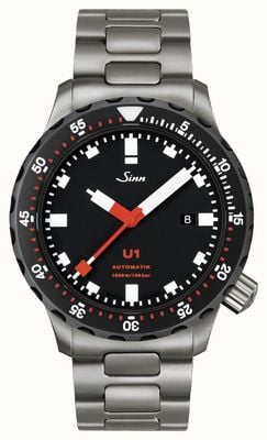 Sinn Часы для дайвинга u1 sdr tegiment версия с металлическим браслетом 1010.050 TWO LINK BRACELET