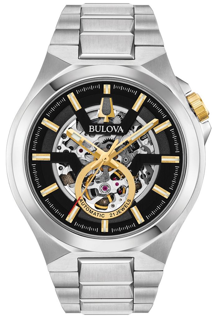 Bulova Machine | hommes | bracelet en acier inoxydable | montre