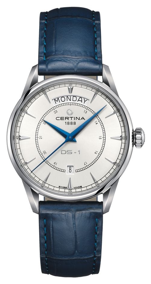 Certina homme DS-1 Day Date (40 mm) cadran blanc / montre