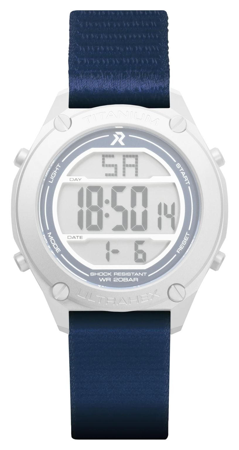 RZE GP Elastic Nylon Strap 20mm  Navy Blue GP Watch