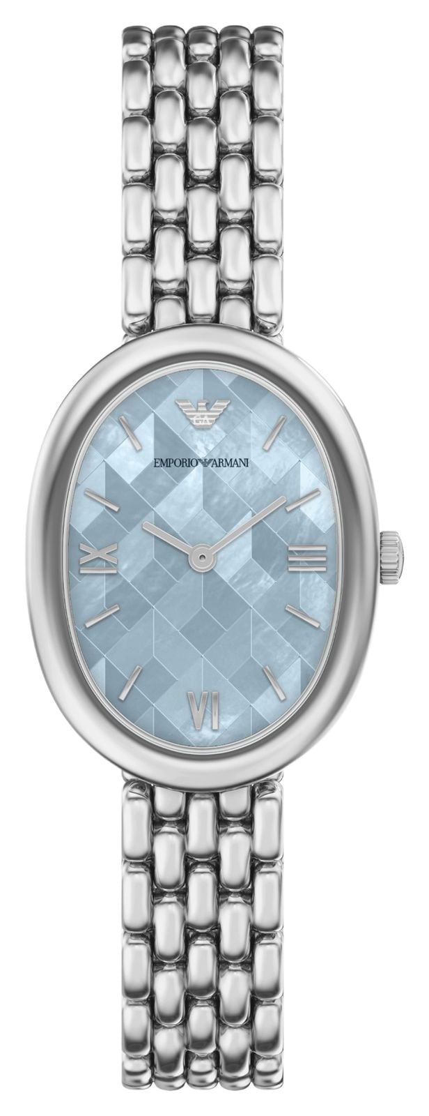 Emporio Armani Quartz deux aiguilles (34mm) cadran bleu / montre