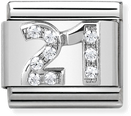 Nomination Classic 21 Sterling Silver & Steel Charm 330304/19
