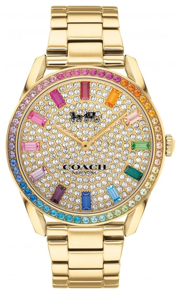 Coach Preston femmes | bracelet en acier plaquÃ© or | cadran montre