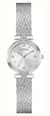 Guess Womens Louisa Silver-Tone Sunray Dial Silver-Tone Mesh Bracelet GW1086L1