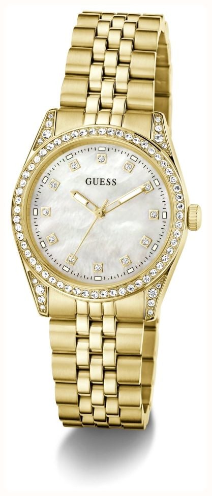 Guess Ladies Jada White Mother of Pearl Dial Gold-Tone Stainless Steel Bracelet GW1099L2 - alternative Ansicht 5