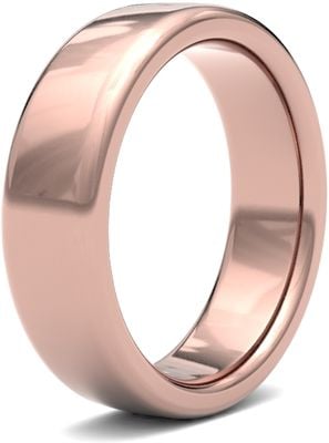 James Moore & Co | 9 karaat roségoud | 6 mm | zwaar | maat softcourt | ag_6ghs-9r AG_6GHS-9R