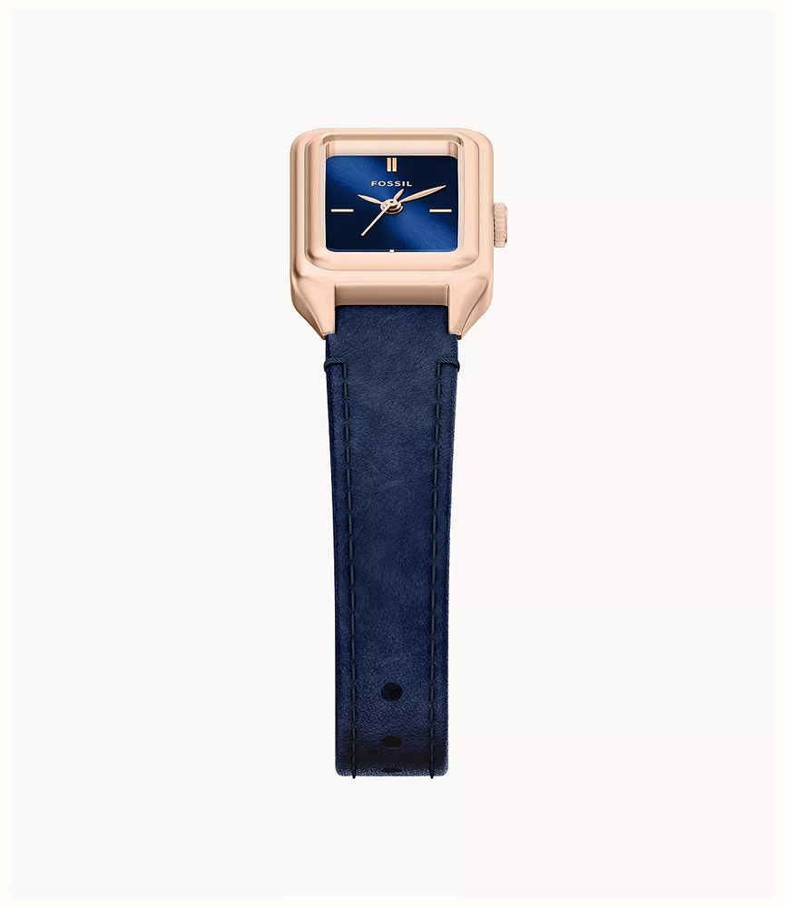 Fossil Raquel 18 mm Three-Hand Blue Leather ES5532 - alternative Ansicht 3