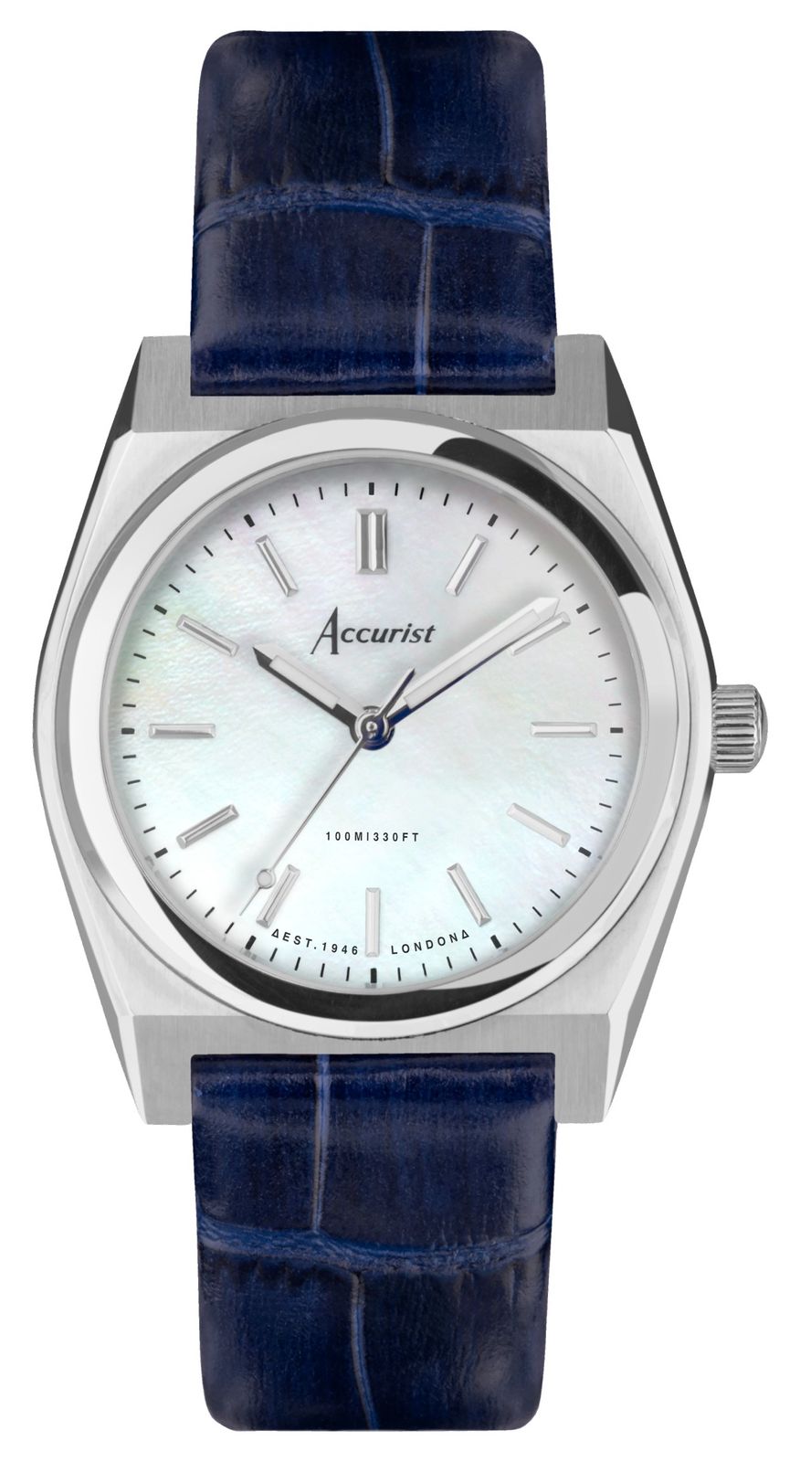Accurist Origine femme (34mm) cadran nacre bleu / bracelet montre