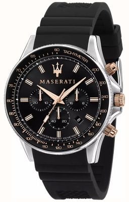 Maserati Męski zegarek z silikonowym paskiem Sfida R8871640002
