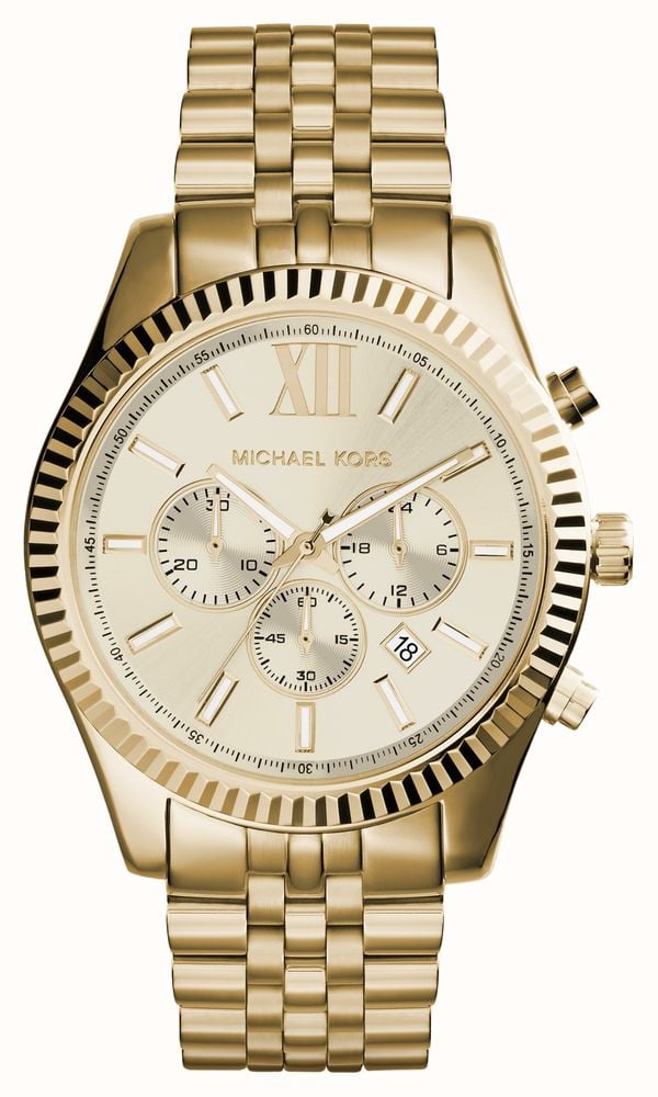 Mens michael kors lexington chronograph watch mk8281 on sale