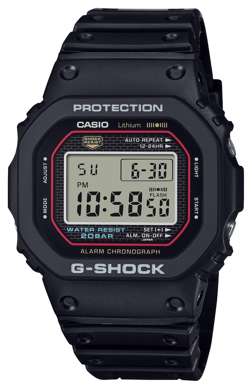 Casio RÃ©plique de la sÃ©rie G-Shock 5000 (42,3 mm), montre