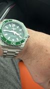 Customer picture of LONGINES HydroConquest Automatic (42mm) Green Lacquered Dial / Stainless Steel Bracelet L37884066