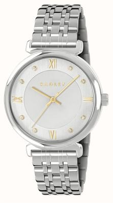 Radley Quadrante argento con mezzaluna romana (35 mm) / bracciale in acciaio inossidabile RY4657