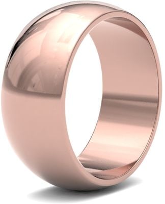 James Moore & Co | 9ct 玫瑰金 | 8毫米 | 轻盈 | D 型尺寸 | ag_8lld-9r AG_8LLD-9R