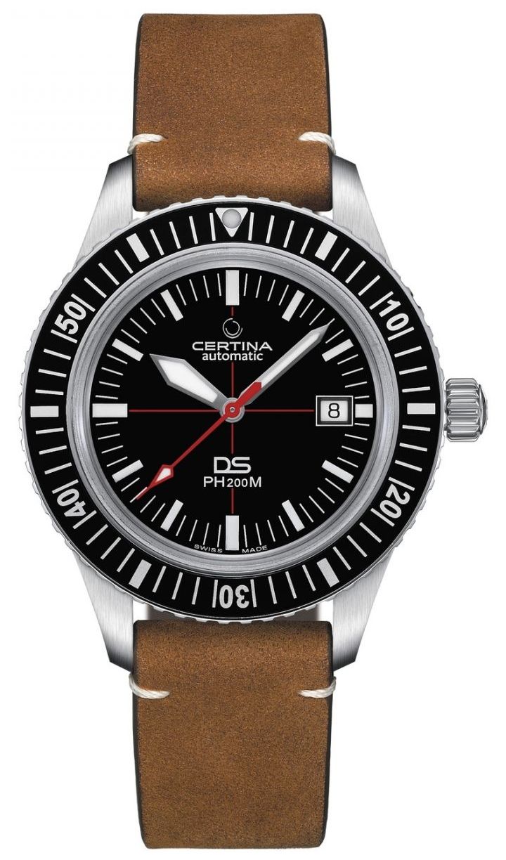 Certina Cadran noir automatique pour homme ds ph200m montre
