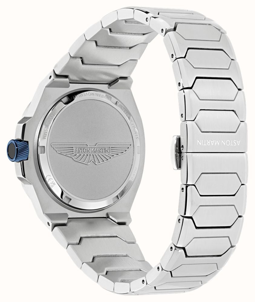 Aston Martin GPQ Icon Quartz (42mm) Light Blue Dial / Stainless Steel Bracelet MTIG2S605 - alternative Ansicht 4
