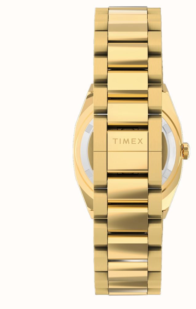Timex Quartz E-line 30mm Gold Stainless Steel Bracelet Watch TW6A00900 - 备用视图 3