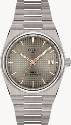 Tissot PRX Powermatic 80 - Titanium (38mm) Anthracite Dial / Titanium Bracelet T1378074406100