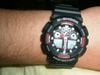 Customer picture of Casio G-shock chronographe alarme noir rouge GA-100-1A4ER