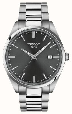 Tissot Pr 100 (40 mm) tarcza ciemnoszara / bransoleta ze stali nierdzewnej T1504101108100