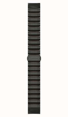 Garmin Bracelet Quickfit 22 marq uniquement, hybride titane / silicone dlc 010-12738-00